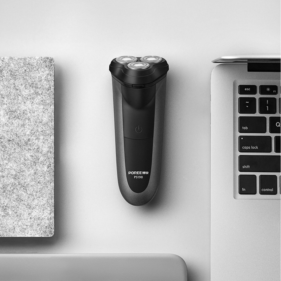 [PS190/PS197 tùy chọn]Máy Cạo Râu Sạc Điện 3 Lưỡi Poree PS190/PS197 May Cau Rau Hàng Xịn Bảo Hành 12 Tháng