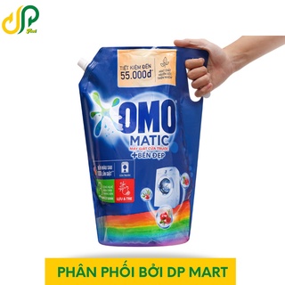 Nước giặt Omo matic bền đẹp cho máy giặt cửa trước túi 2.9KG