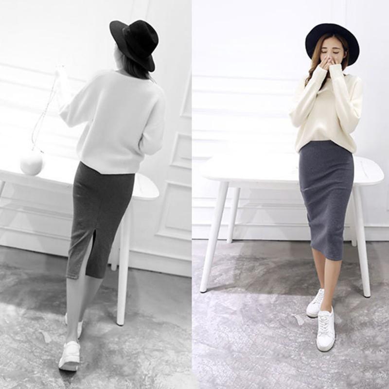 FREESHIP ĐƠN 99K_ Chân váy bút chì dài xẻ tà vải cotton thiết kế tôn dáng nữ | BigBuy360 - bigbuy360.vn