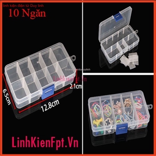 Hộp đựng linh kiện 10 ngăn .