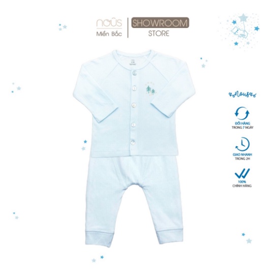 Bộ cài thẳng dài nous từ 0-3m đến 9-12m mỏng hè