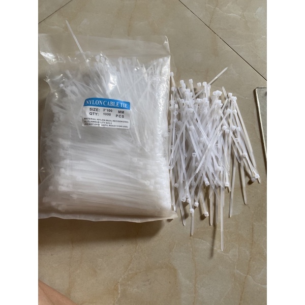 Set 10 Dây Thít, Dây Rút, Lạt Nhựa