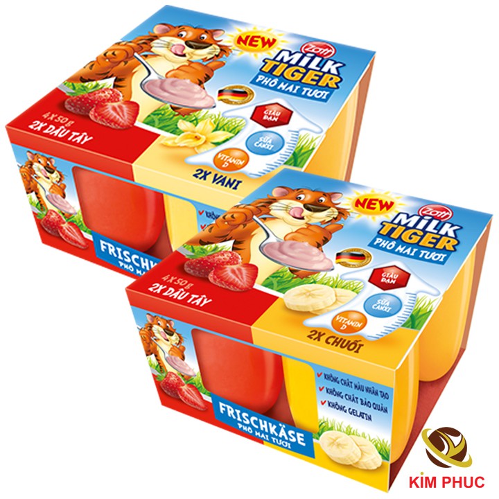 Phô mai Zott Milk Tiger