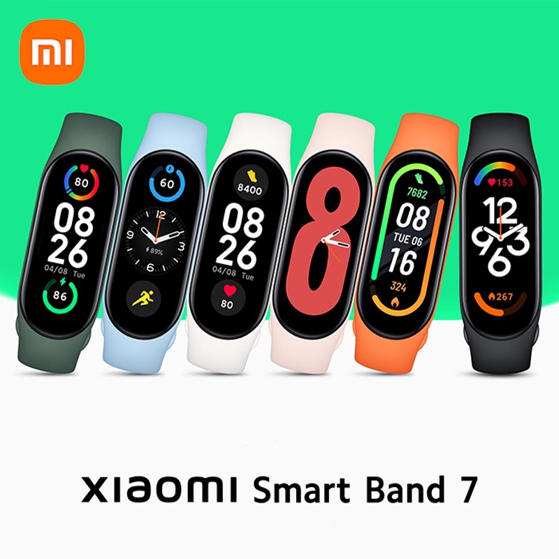 Đồng Hồ Thông Minh Xiaomi Smart Band 7 1:1 Bluetooth 5.0 Chống Thấm Nước IP67 5.0 PK M6 M5 M4 M3 Chấ
