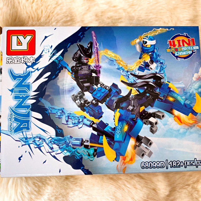 Ninjago_Lego Ninja Xếp Hình Rồng Chiến Đấu Thế Hệ Mới (180 mảnh)