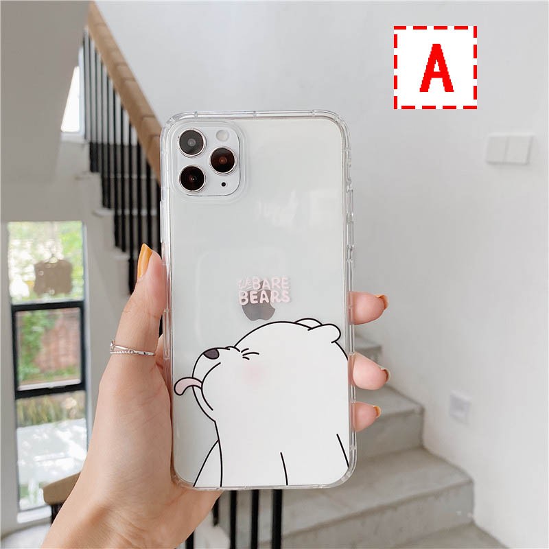 Ốp Lưng Mềm Hình Gấu Cho Iphone 11 Pro Max 7plus 8plus Apple Iphone 12 pro max X Xr Xs Max Iphone 7 8 Plus Se 2020 I6 6s | BigBuy360 - bigbuy360.vn