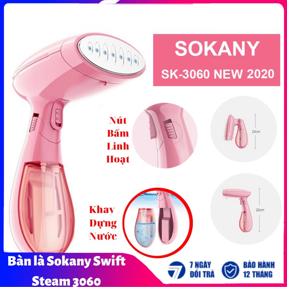 Bàn Là Hơi Nước Cầm Tay SoKaNy SK-3060 Công Suất 1500W - DATHANG1688