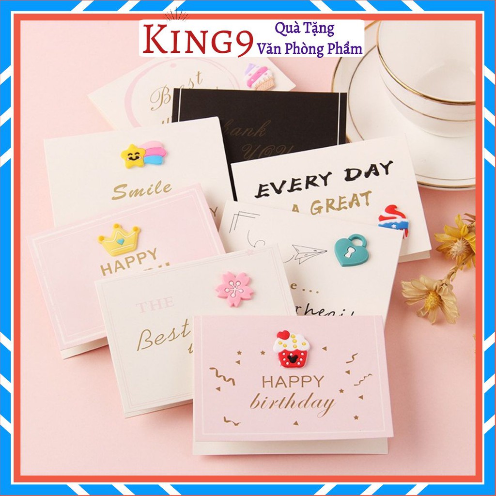 Thiệp chúc mừng sinh nhật charm king9