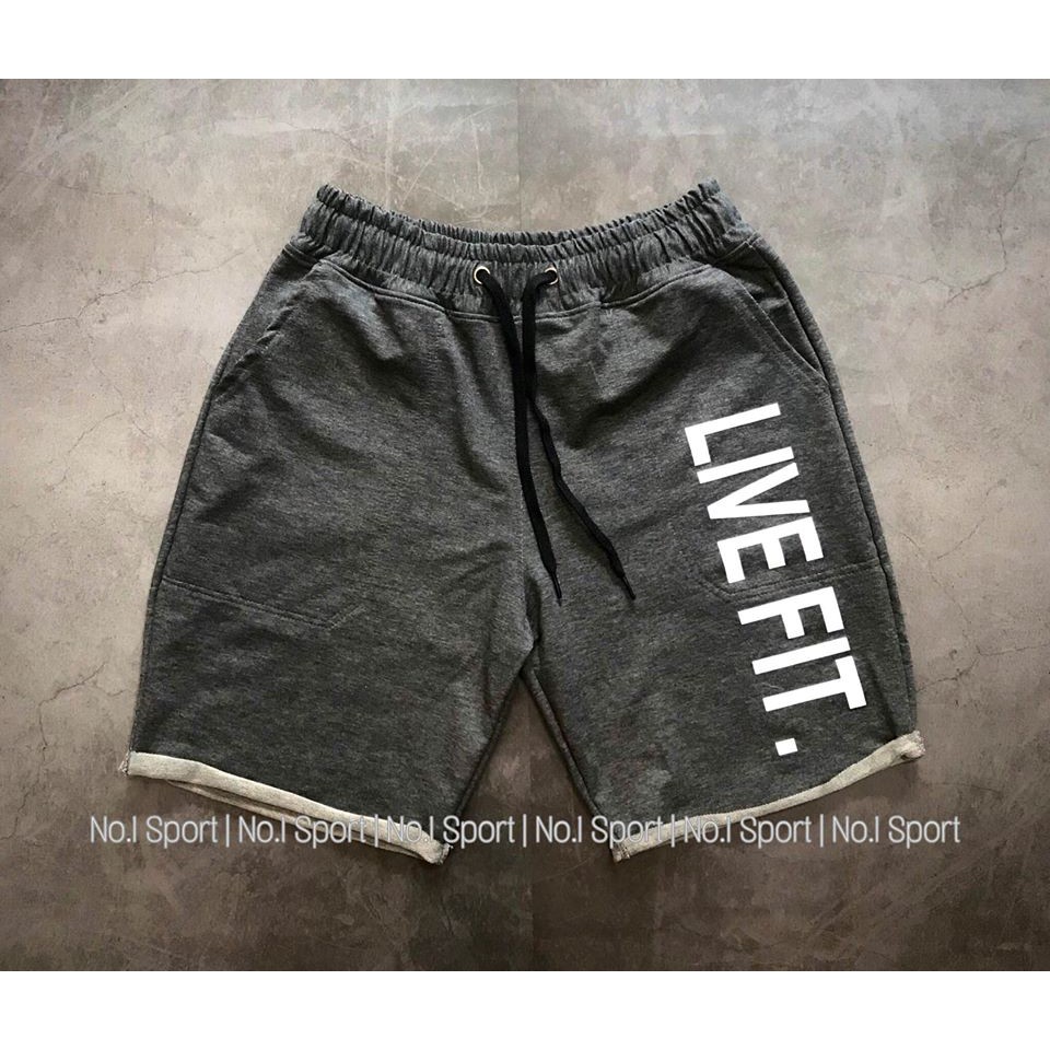 [Hình Thật] Short Thể Thao, Gym Live Fit Thun Cotton