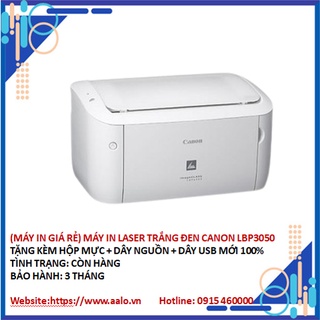 MÁY IN LASER TRẮNG ĐEN CANON LBP3050