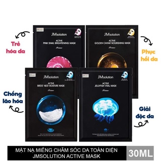 (GIAO TỪ 3 MIẾNG) (1 MIẾNG) Mặt nạ giấy JM Solution Mask các loại