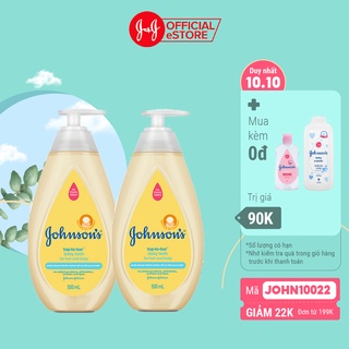 Combo 2 Chai Sữa tắm gội toàn thân Johnson's TOP TO TOE - Dung Tích 500mlx2 - 540022531