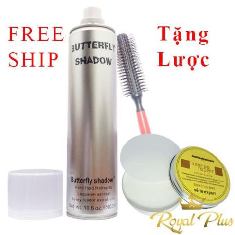 GÔM XỊT TÓC BUTTERFLY SHADOW 320ML