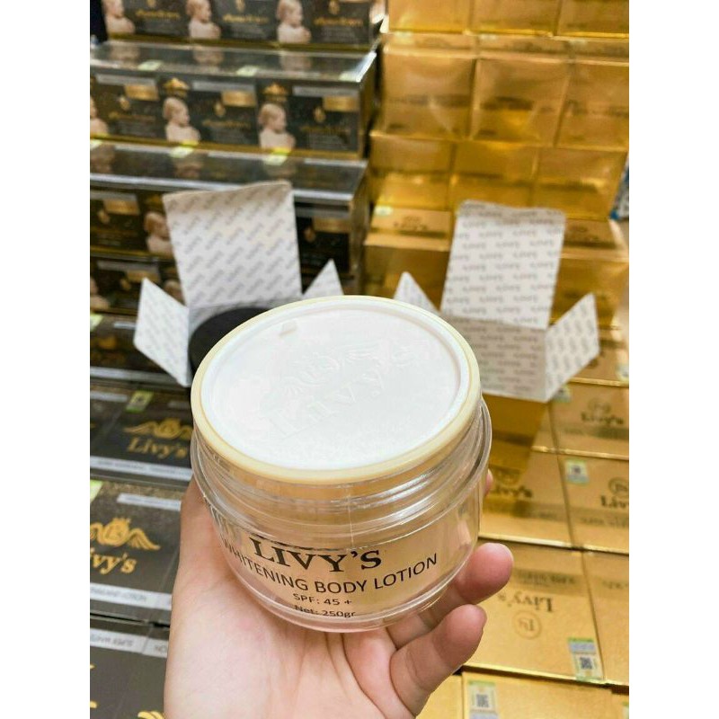 Kem trắng da toàn thân Livy's 250g