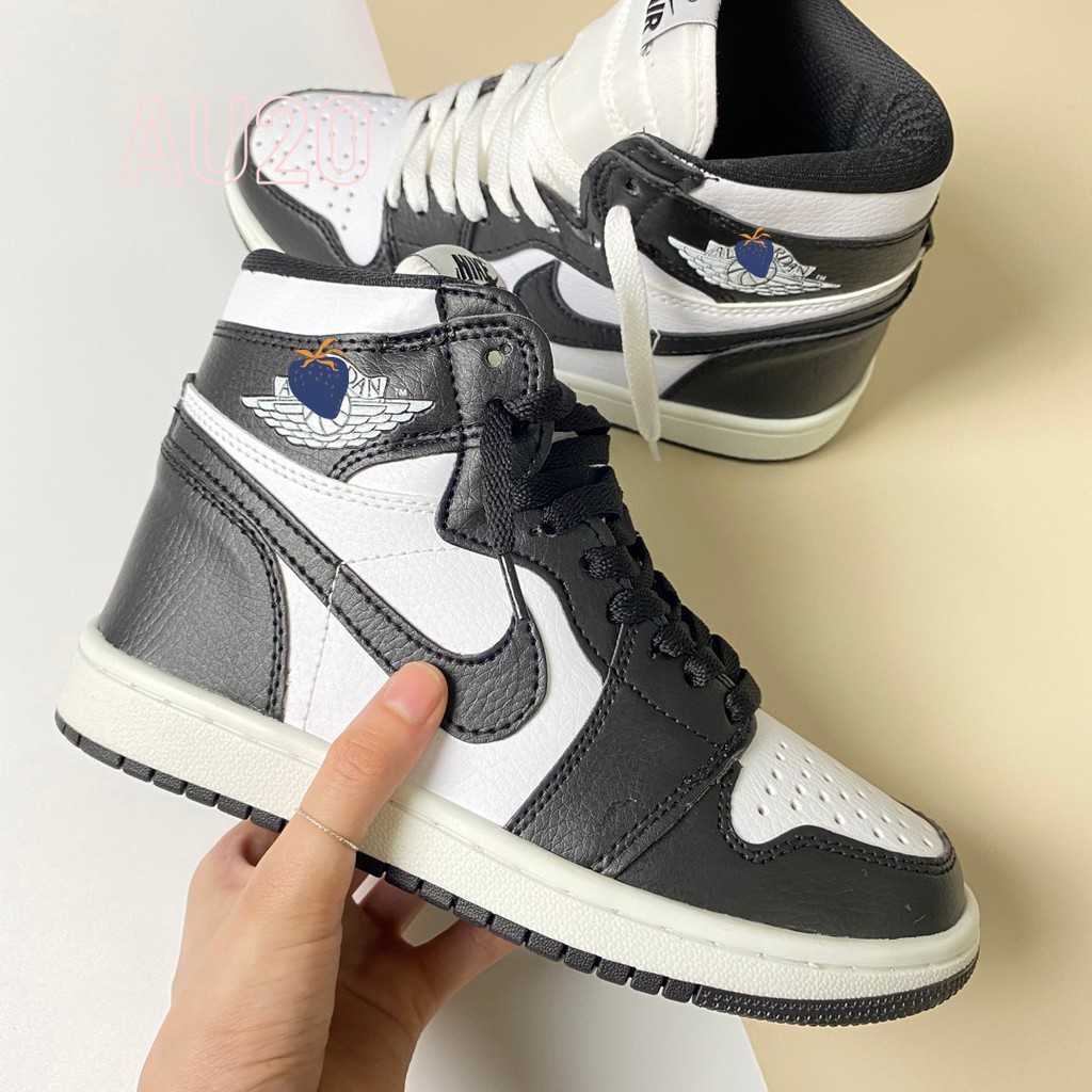 Giày Thể Thao Nam Sneaker màu Đen Trắng Cổ Cao Phong Cách Đường Phố | BigBuy360 - bigbuy360.vn