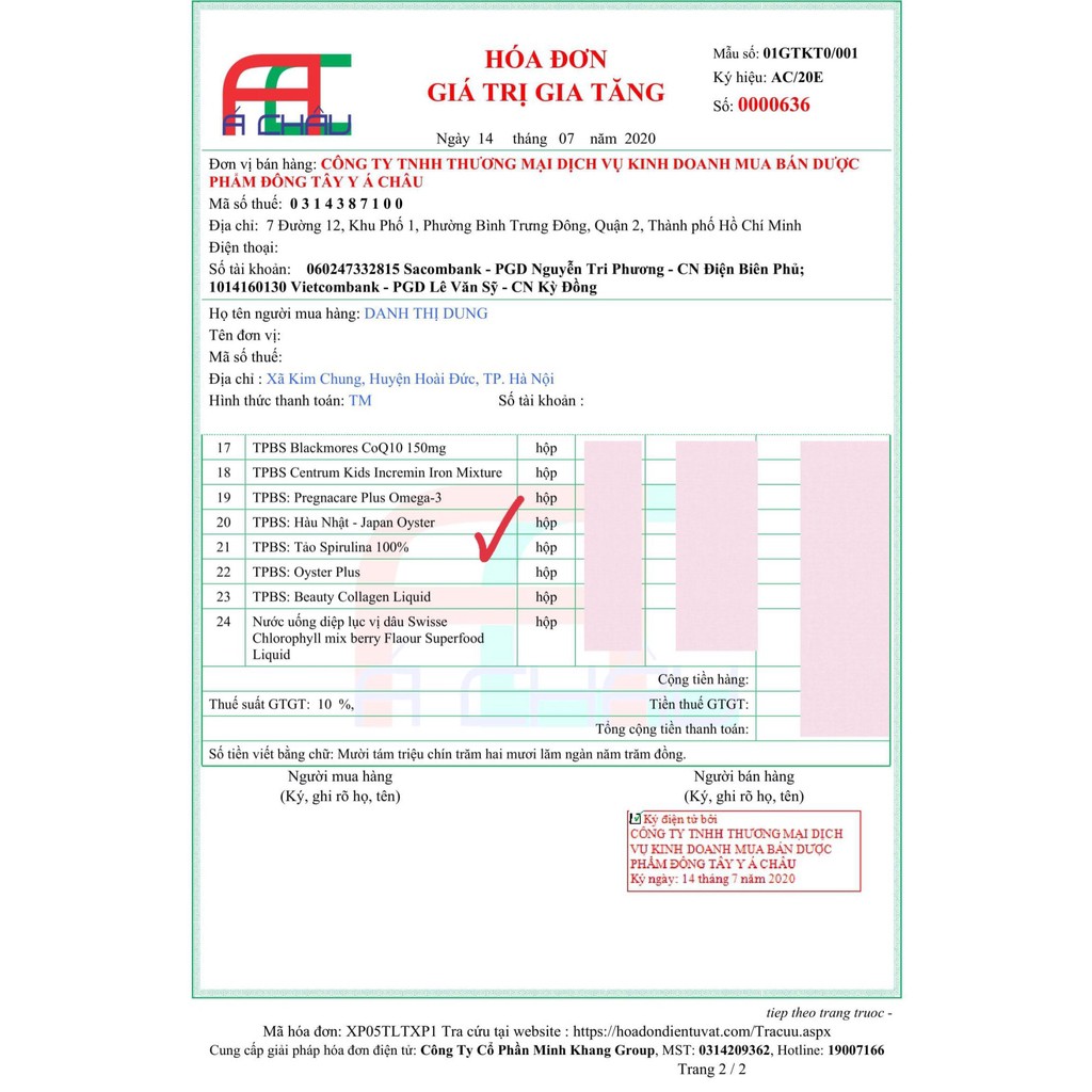 Tảo Xoắn Spirulina Nhật Bản 2200 Viên [Date xa] | Thế Giới Skin Care