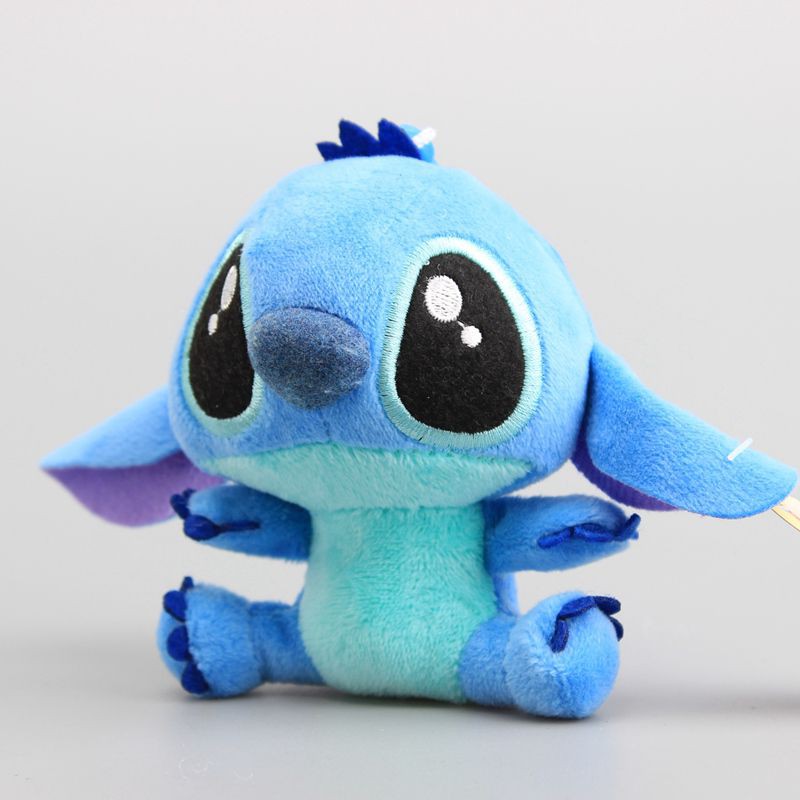 Set 2 Móc Khóa Hình Nhân Vật Stitch Đáng Yêu 10cm