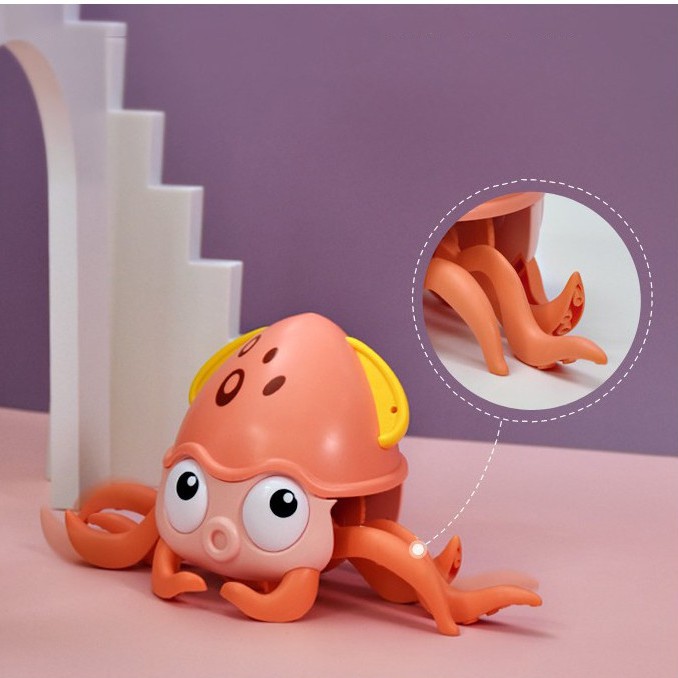 Đồ Chơi Bạch Tuộc Bơi Lội ✨Chạy Ngang , Có Cót , đồ chơi phòng tắm vui nhộn cho bé