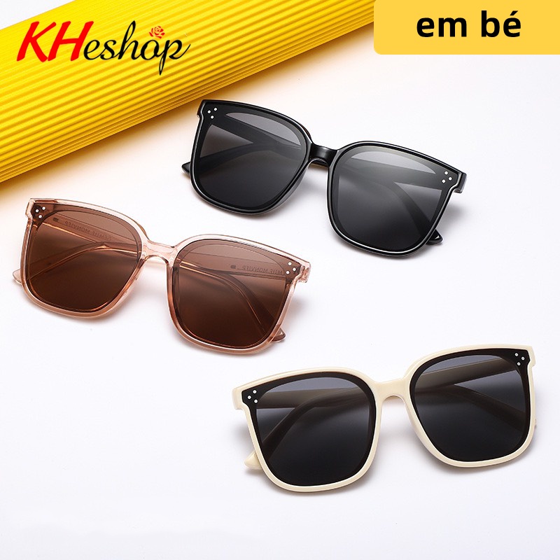 Kính Thời Trang cho Bé 10- 25kg form vuông bầu độc đá cá tính mã Y1801