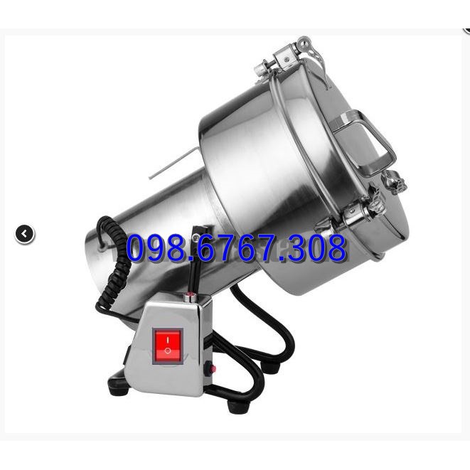 Máy xay bột khô 4,5kg/mẻ, xay thuốc bắc, tam thất, bột ngũ cốc siêu mịn