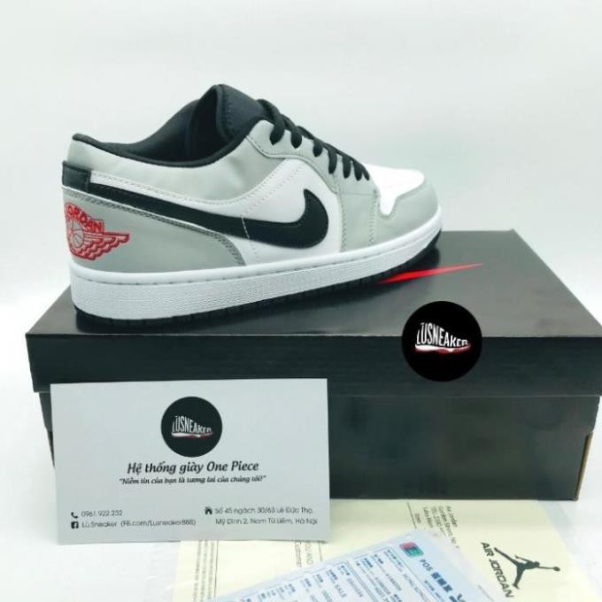 [Mã FAGREEN245 giảm tới 30K đơn 99K] Giày JD1 Xám 🔥ZÉP 11🔥 Jordan low smoker đủ size nam nữ 36-43/ LUSTORE | BigBuy360 - bigbuy360.vn
