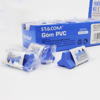 Gôm chất liệu PVC cao cấp, tẩy siêu sạch, không để nhiều vết bẩn nhỏ Stacom ER111