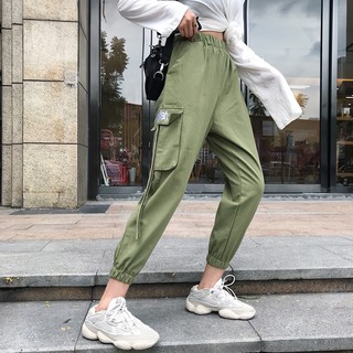 [HÀNG QUẢNG CHÂU] Quần túi hộp lưng thun unisex