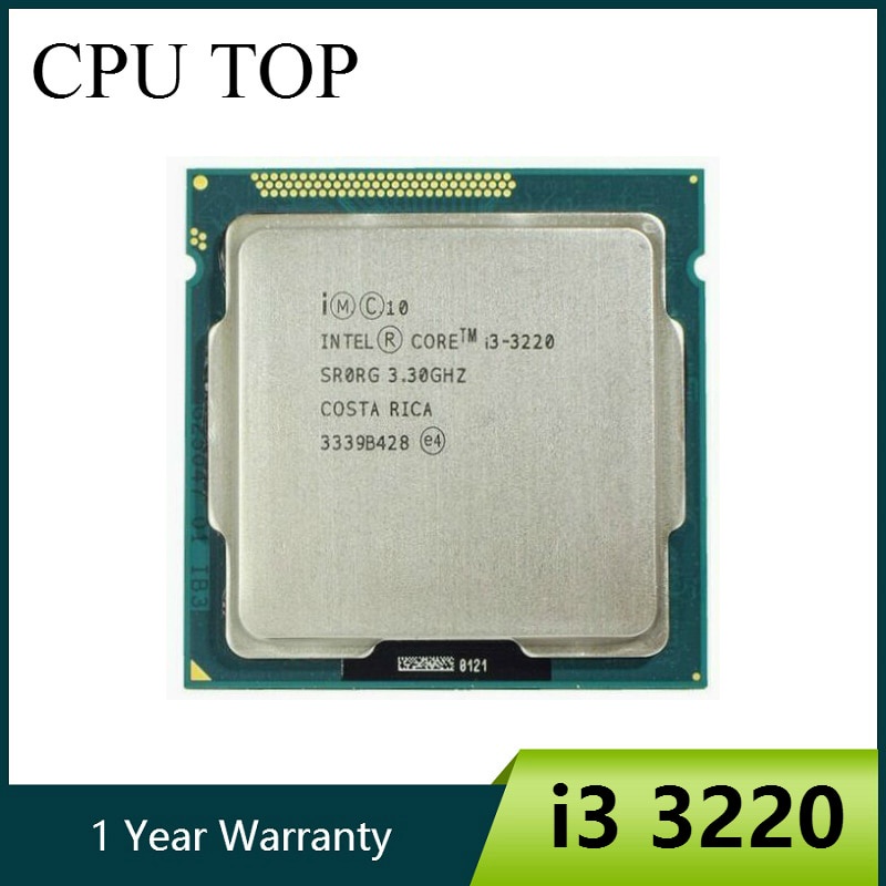 Bộ Xử Lý Intel Core i3 3220 Lõi Kép 3.3GHz LGA 1155 TDP 55W 3MB