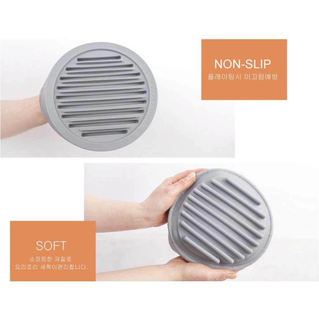 Khay Nồi Chiên Không Dầu Silicon An Toàn Trang Trí Aero Fry Pot 190 - 220 mm (Nồi 3L trở lên) [Hàng Nội Địa Hàn Quốc]