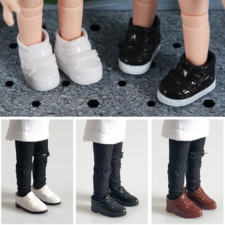 Giày da cho búp bê BJD ob11 1/12