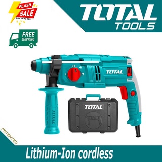 Máy khoan đục bê tông 3 chức năng 800w total th308268 - máy khoan đục đập mạnh - sản phẩm chính hãng của total