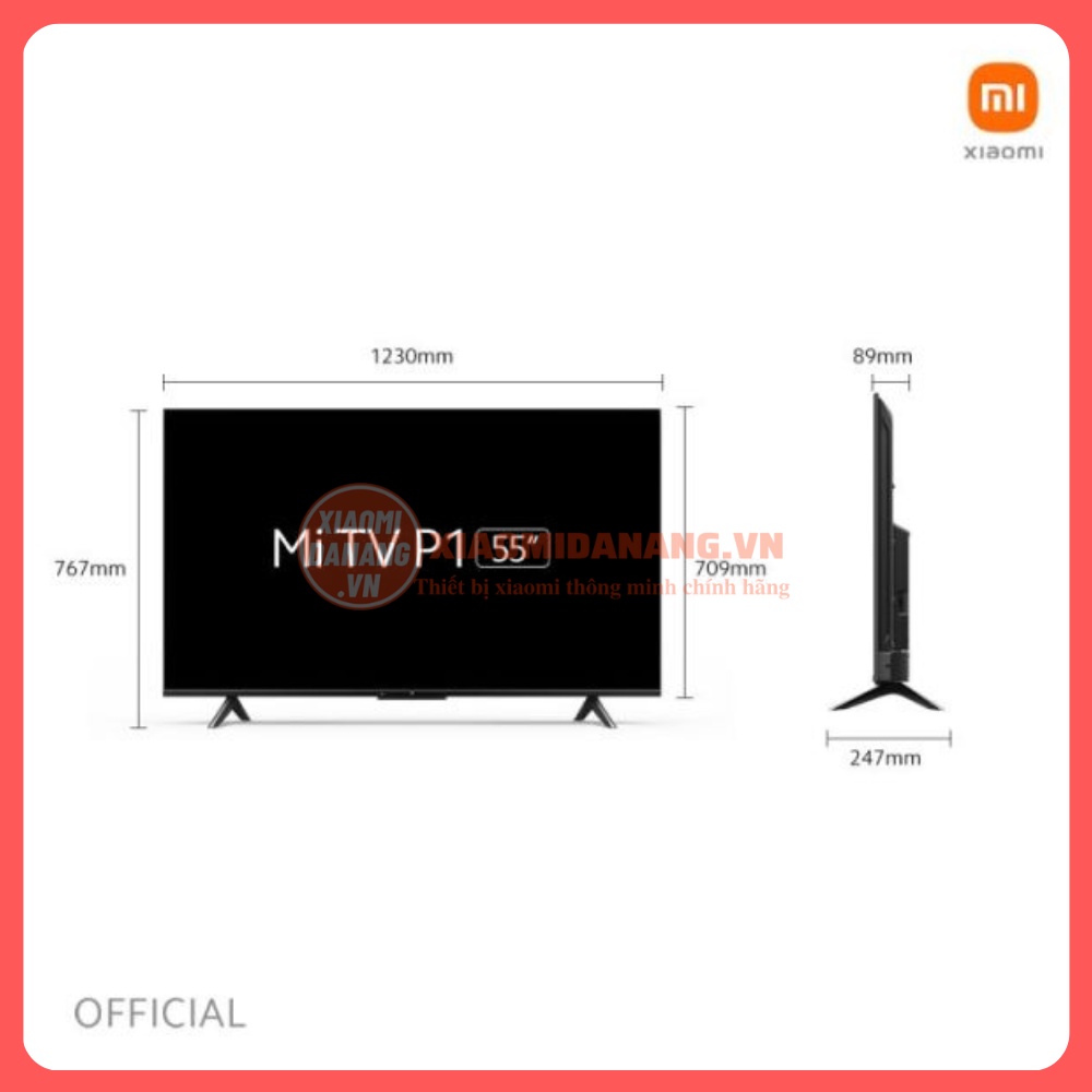 Smart Tivi Xiaomi Mi TV P1 55 Inch Bản Quốc Tế Hàng Digiworld Bảo Hành 24 Tháng Chính Hãng