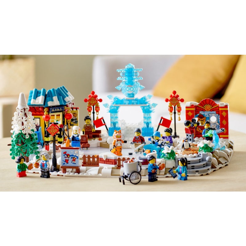 Lego 80109 Lunar New Year Ice Festival - Lễ Hội Băng