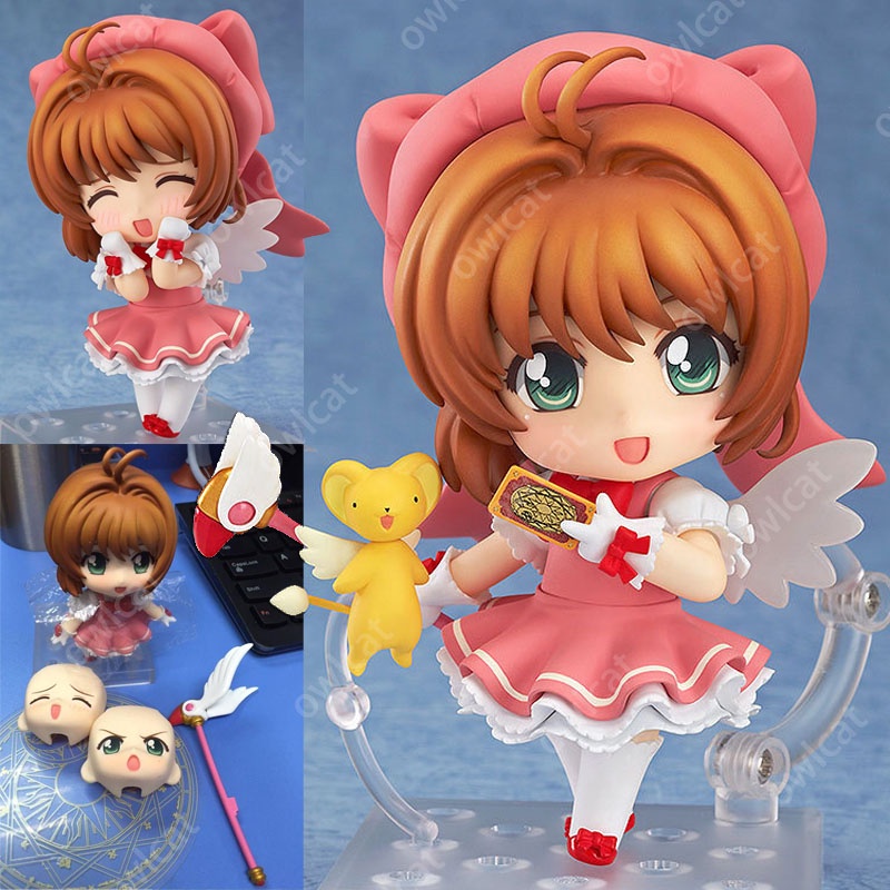 Mô Hình Nhân Vật Nendoroid  Sakura Kinomoto Anime Cardcaptor Sakura Magic Girl mahoushoujyo DengekiMoeoh CCS Child Action Figure Collection Model 10cm Packed in Box Birthday Gift
