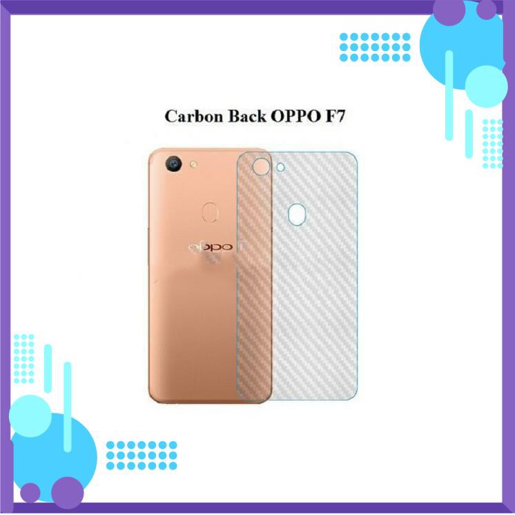 [FSHIP] [Freeship toàn quốc từ 50k] OPPO F7 MIẾNG DÁN MẶT LƯNG VÂN CARBON - hot