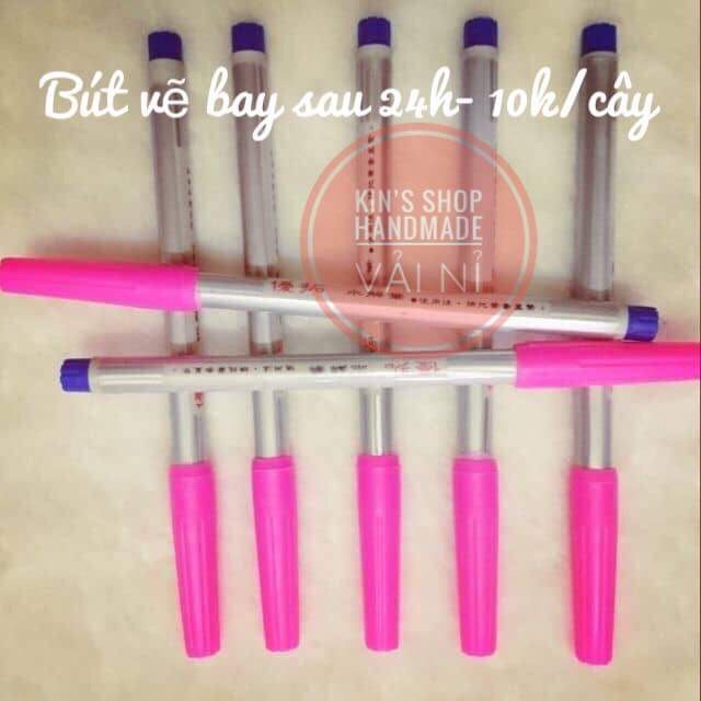 😘Bút Vẽ Lên Vải Tự Phai Mực😘 dùng vẽ trước khi may thêu giúp thao tác sản phẩm dễ dàng, tiện lợi, phụ liệu may mặc
