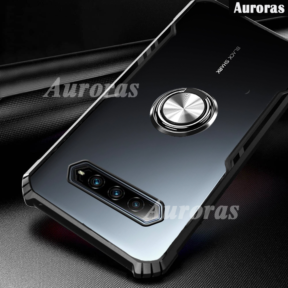 Ốp điện thoại có giá đỡ đứng dạng vòng tròn nhẫn cao cấp cho Xiaomi Black Shark 4 Pro Black Shark4 Pro