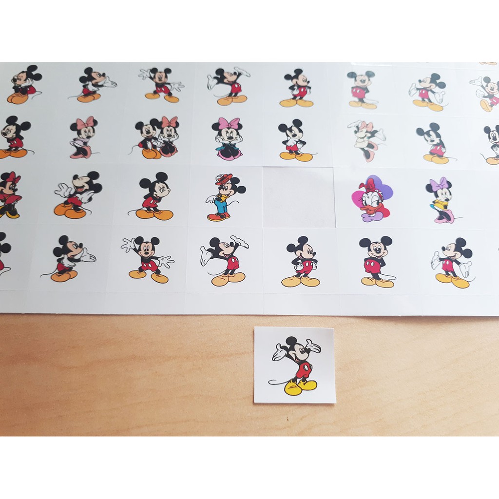 Sticker khen thưởng CHUỘT MICKEY 7k/ tờ A4 - 159 Stick - SP4