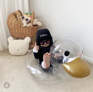 Sẵn PHAO VỊT TRONG SUỐT HÀN QUỐC