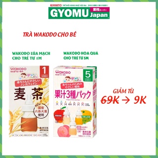 Trà lúa mạch wakodo, trà trái cây wakodo cho bé