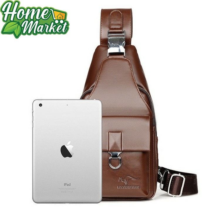 ( Hàng Hot )Túi đeo chéo nam thời trang da trơn cao cấp chống thấm nước phong cách thời trang | BigBuy360 - bigbuy360.vn