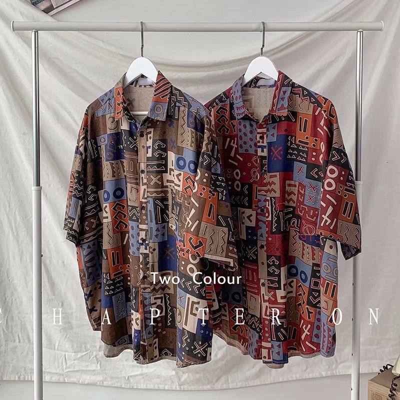 Youthful Dynamic Style Short Sleeve Shirt For Men