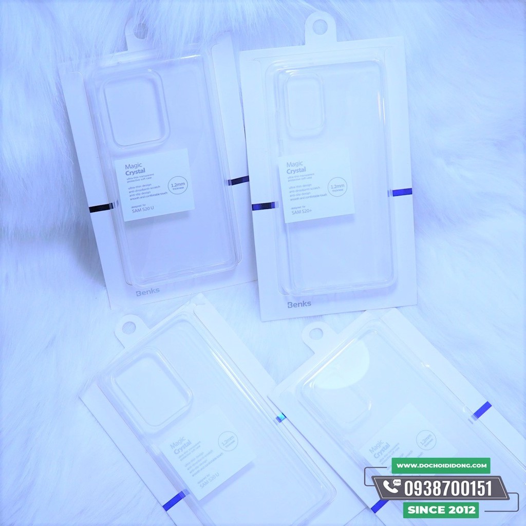 Ốp Lưng Samsung S20/ S20 Plus/ S20 Ultra Benks Magic Crytal Mỏng 1.2mm
