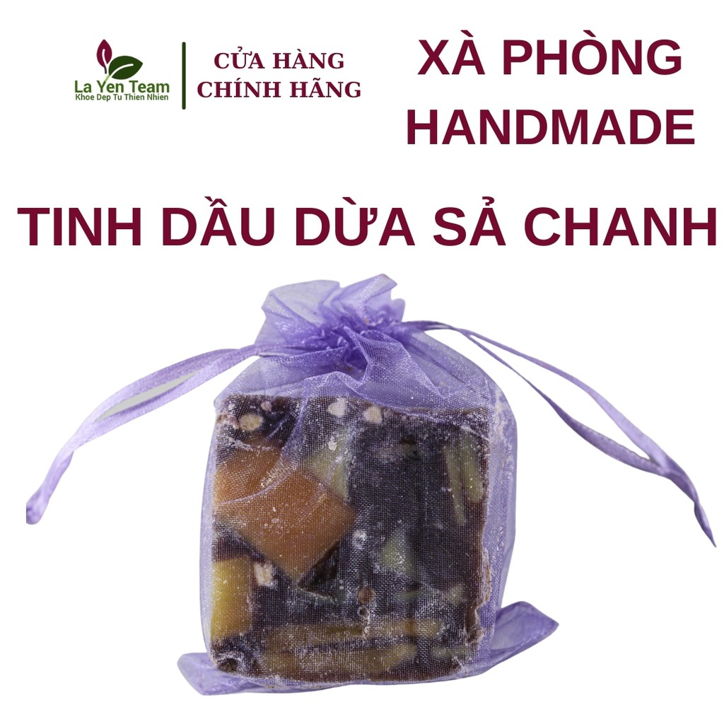 Xà Phòng Tinh Dầu Dừa Hand-Made  Coco-Secret Dưỡng ẩm và tẩy tế bào chết cho da 110g