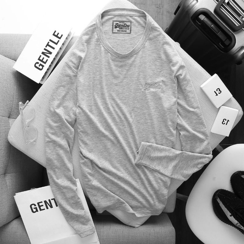 Áo thun nam tay dài cotton mềm