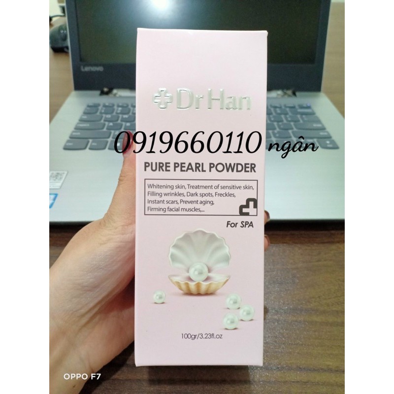 Cấy trắng ngọc trai Dr Han Pure Pearl Powder 100g