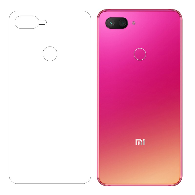 Dán dẻo PPF Mi 8 Lite mặt sau