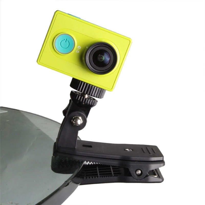 GOPRO Kẹp Gắn Balo Xoay 360 Độ Kèm Đầu Chuyển Đổi Ren 1/4 Inch Cho Camera Hành Trình