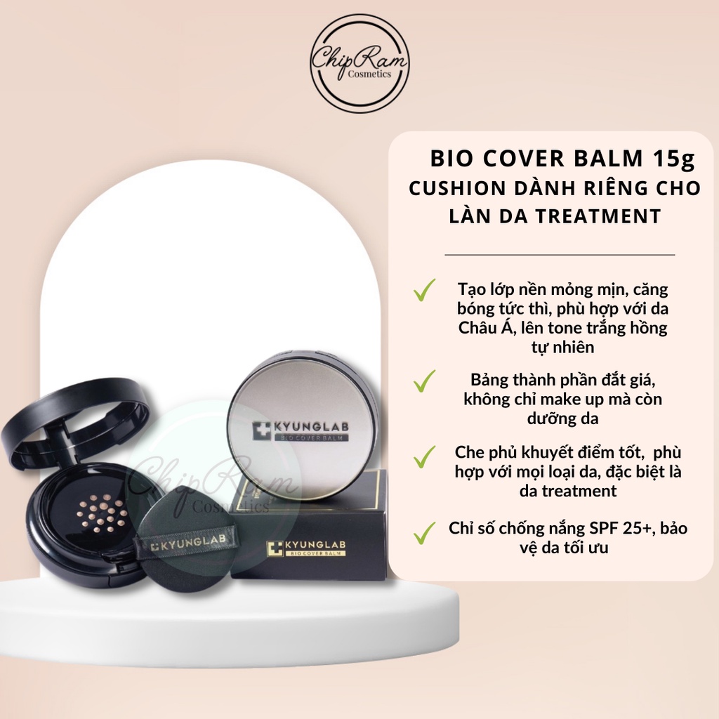 Phấn Nước Cushion Kyunglab Siêu Lành Tính Che Khuyết Điểm, Nâng Tone, Chống Nắng Căng Bóng Cả Ngày