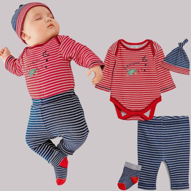 Set bộ 3 chi tiết bé trai bé gái